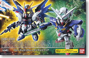 SD Freedom Gundam & Gundam Exia