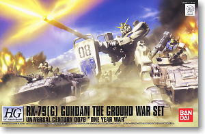 HGUC Hardgraph 1/144 RX-79(G) Gundam The Ground War Set