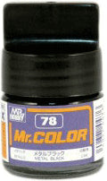 Mr. Color 78 Metallic Black Metallic