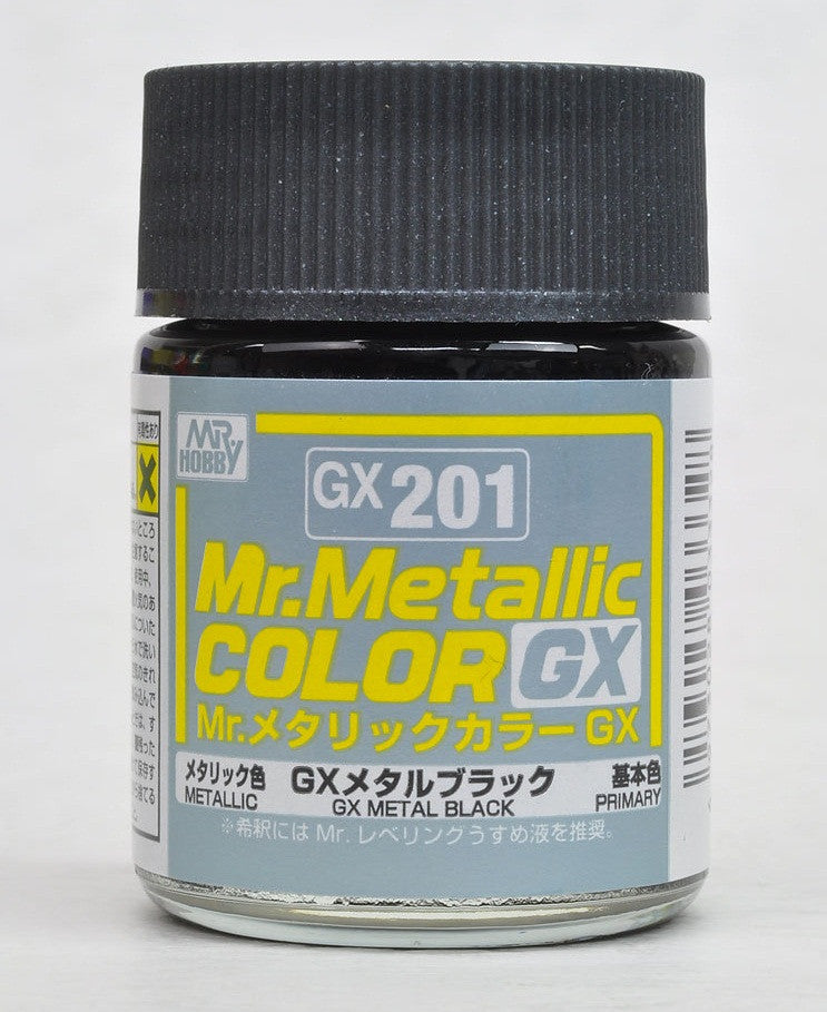 Mr. Color GX201 Metal Black (Metallic) 18ml