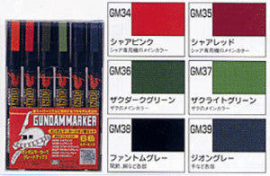 Gundam Marker Set Zeon