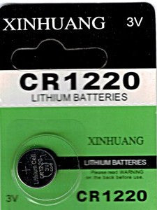 CR1220 Lithium Battery for LED System (2 PCS)