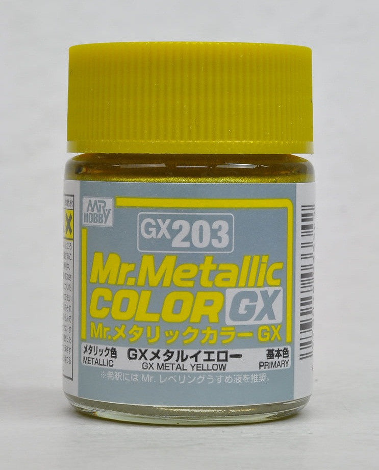 Mr. Color GX203 Metal Yellow (Metallic) 18ml