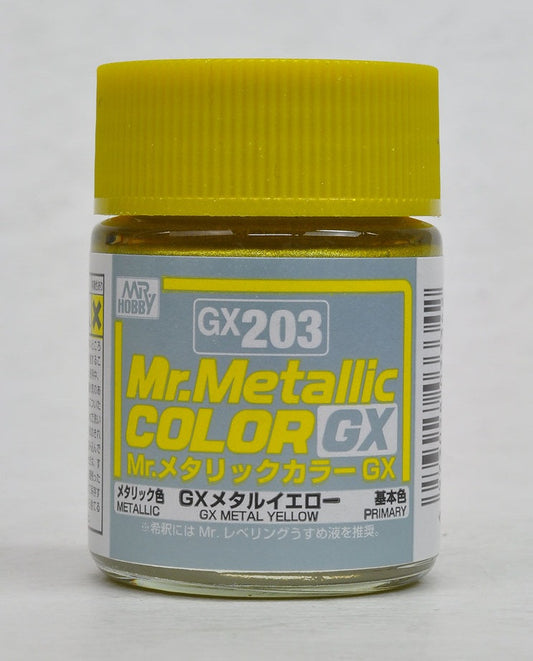 Mr. Color GX203 Metal Yellow (Metallic) 18ml