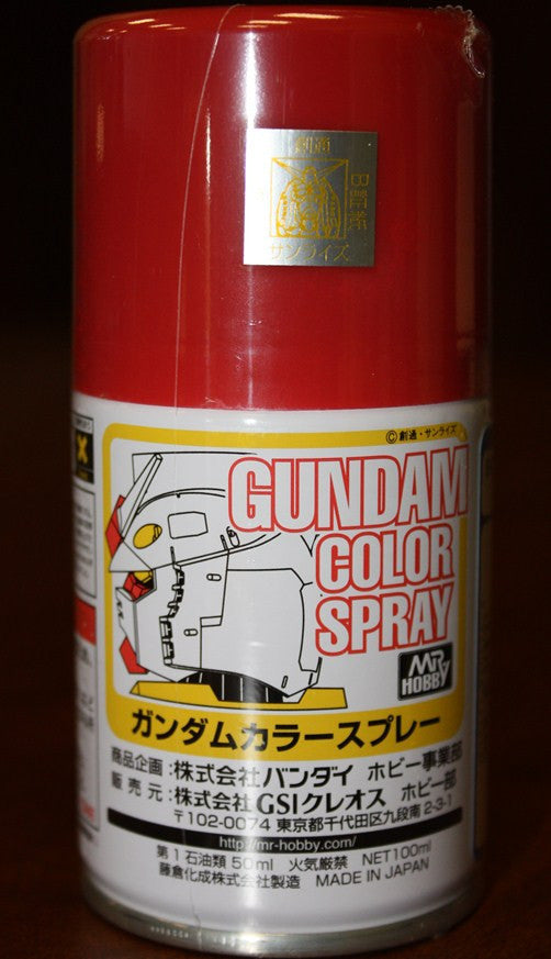 Gundam Color Spray 04 MS Red 100ml Mr. Hobby