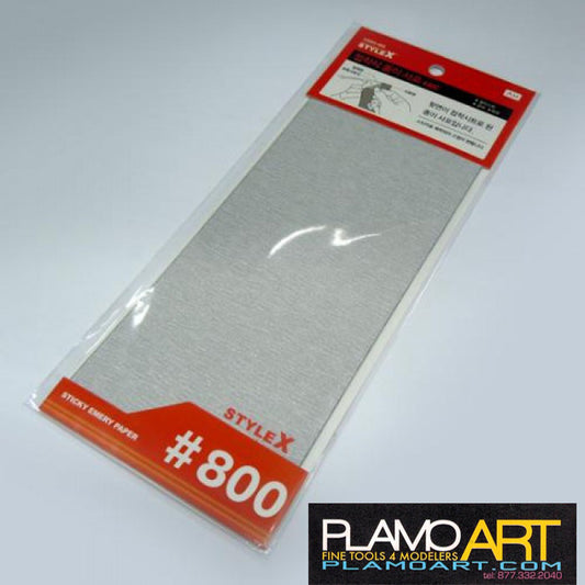 Sand Paper Adhesive #800 (3pcs) PLAMO ART