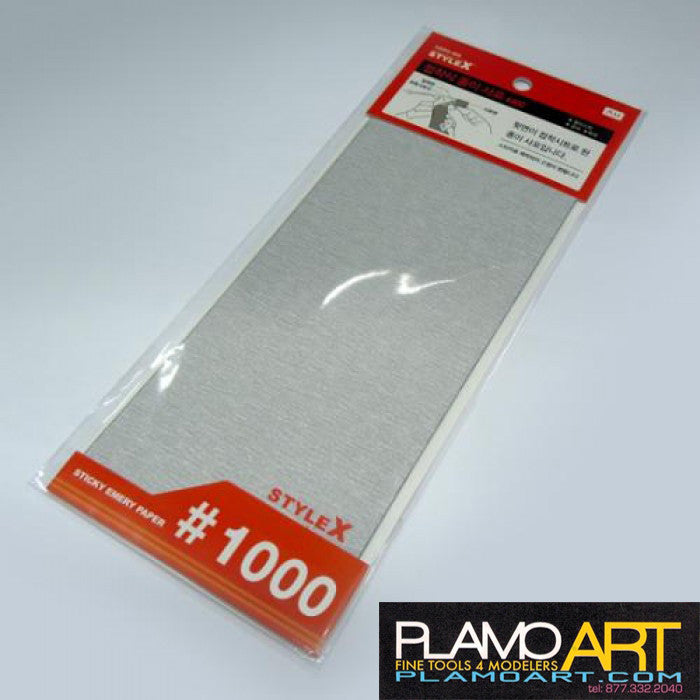 Sand Paper Adhesive #1000 (3pcs) PLAMO ART