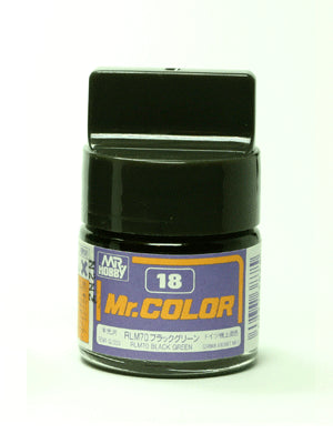 Mr. Color 18 RLM70 Black Green Semi Gloss