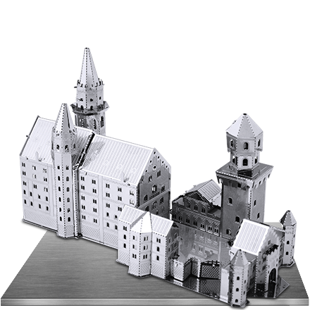 Neuschwanstein Castle 3D Laser Cut Model