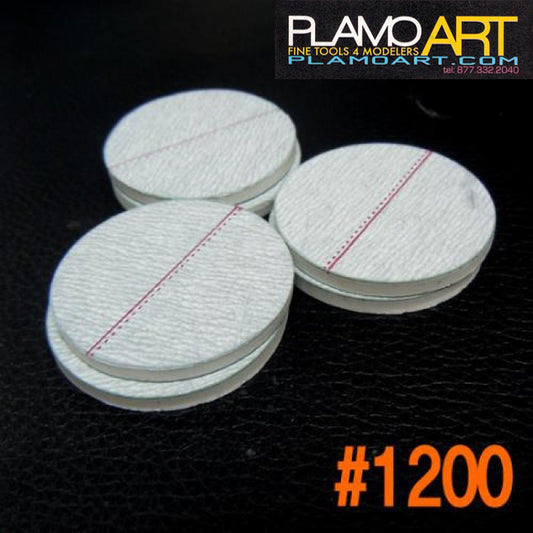 Mini Sand Stick Circle #1200 (6 pcs)  PLAMO ART