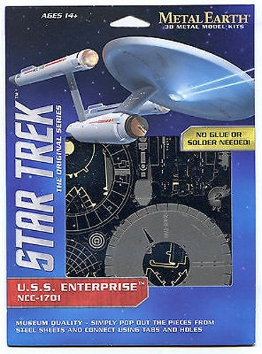 METAL EARTH Star Trek The Next Generation U.S.S. ENTERPRISE NCC-1701
