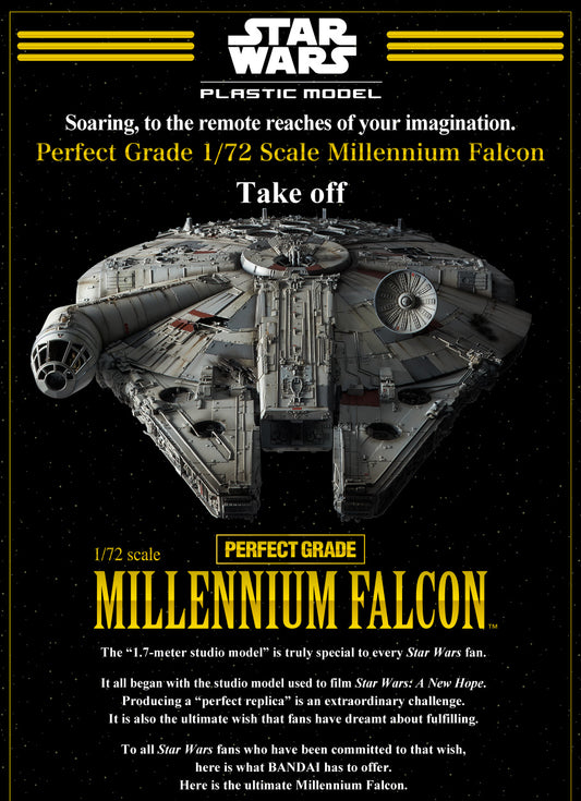 Bandai Star Wars 1/72 Scale PG - Millennium Falcon