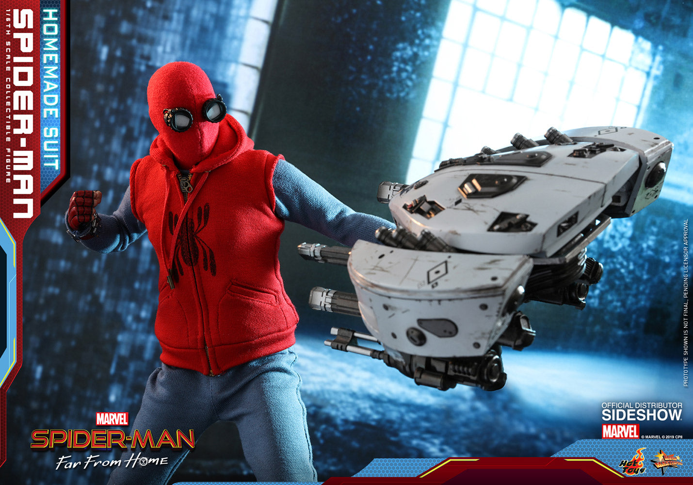 Spider-man Homemade Suit - Spider-man Far From Home - Sixth Scale Figure by Hot Toys
