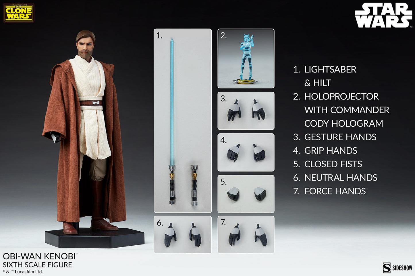 Obi-Wan Kenobi Sixth Scale Figure Hot Toys