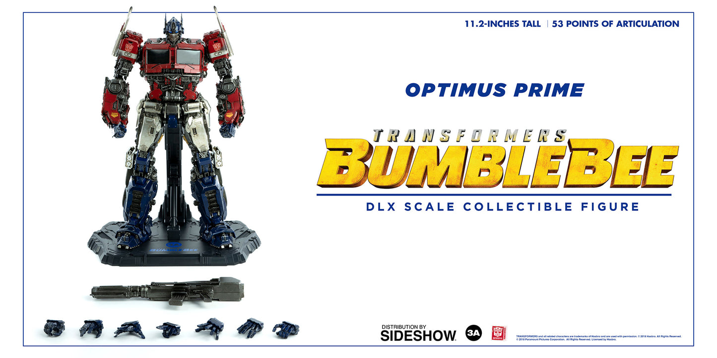 Optimus Prime DLX Scale Collectible Figure - Transformers: Bumblebee (ThreeA)