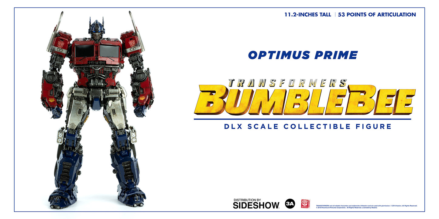 Optimus Prime DLX Scale Collectible Figure - Transformers: Bumblebee (ThreeA)