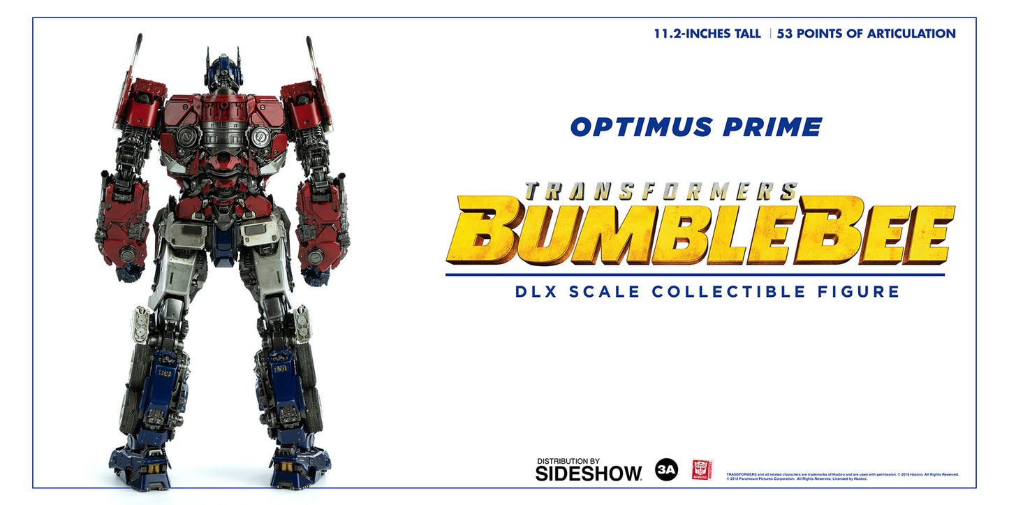 Optimus Prime DLX Scale Collectible Figure - Transformers: Bumblebee (ThreeA)