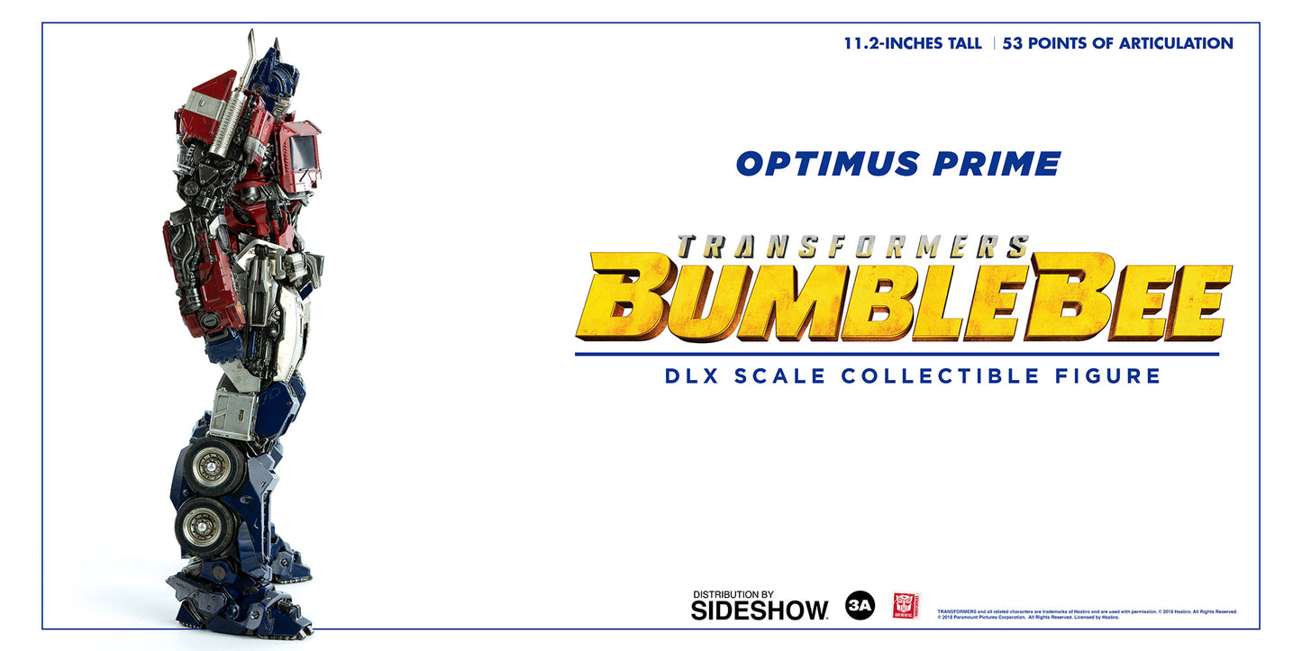 Optimus Prime DLX Scale Collectible Figure - Transformers: Bumblebee (ThreeA)