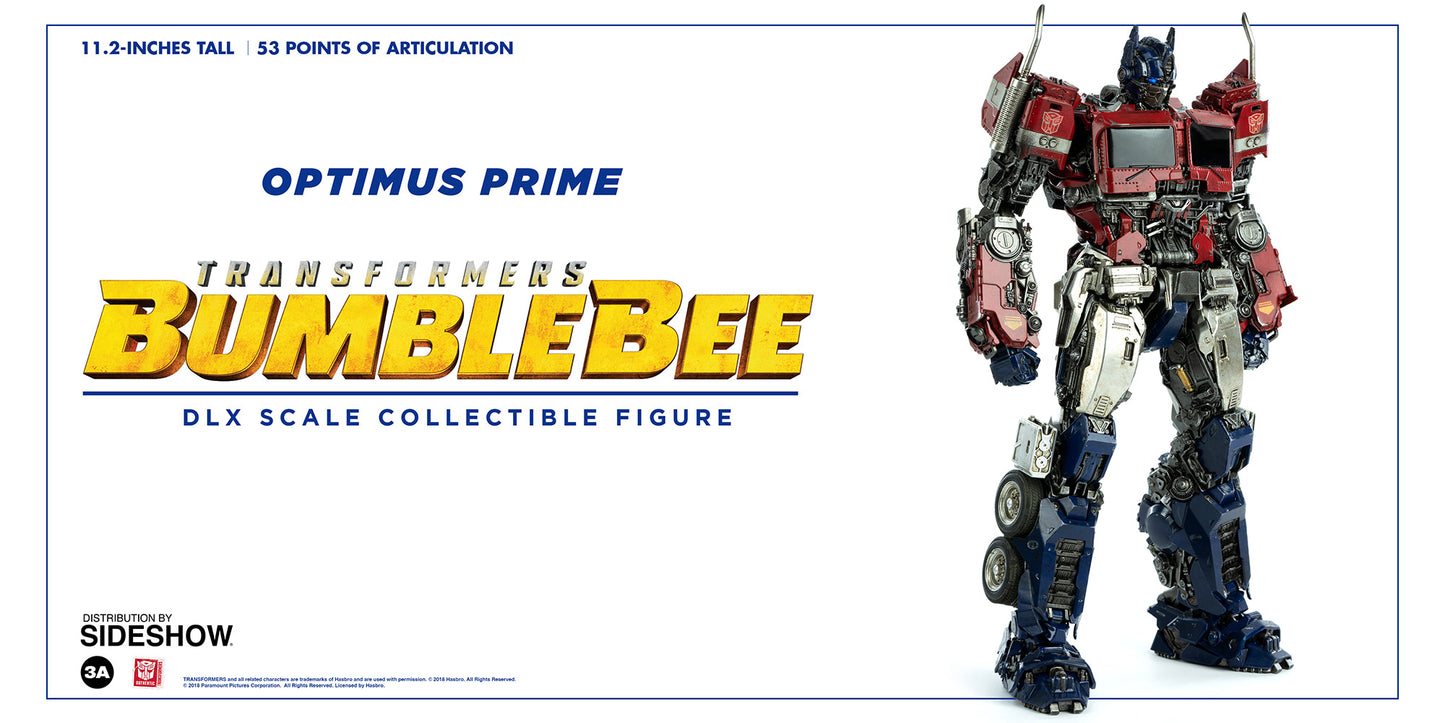 Optimus Prime DLX Scale Collectible Figure - Transformers: Bumblebee (ThreeA)