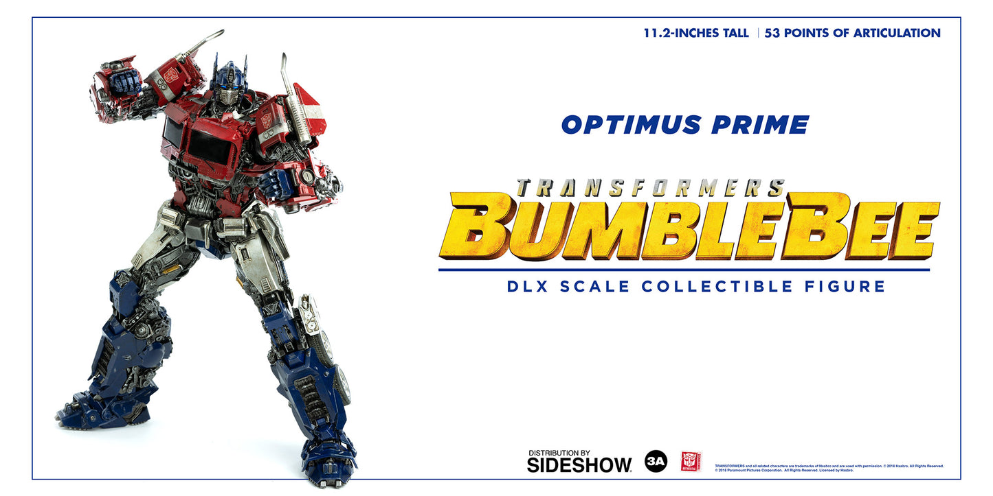 Optimus Prime DLX Scale Collectible Figure - Transformers: Bumblebee (ThreeA)