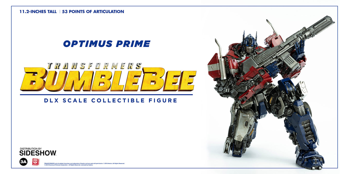 Optimus Prime DLX Scale Collectible Figure - Transformers: Bumblebee (ThreeA)