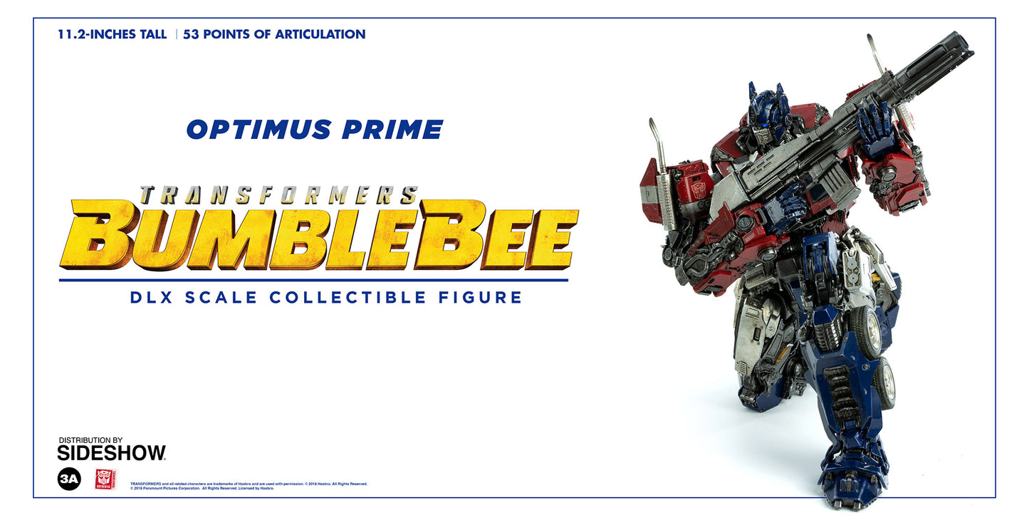 Optimus Prime DLX Scale Collectible Figure - Transformers: Bumblebee (ThreeA)