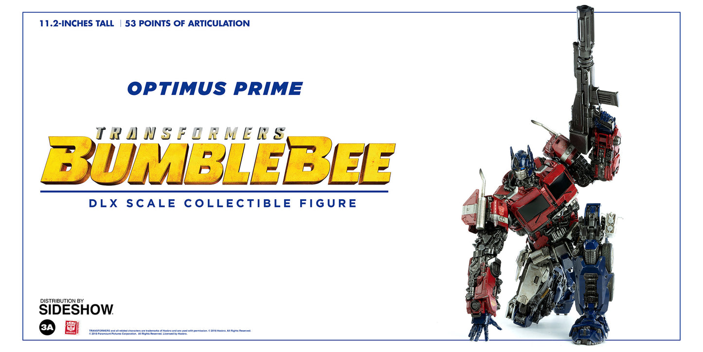 Optimus Prime DLX Scale Collectible Figure - Transformers: Bumblebee (ThreeA)