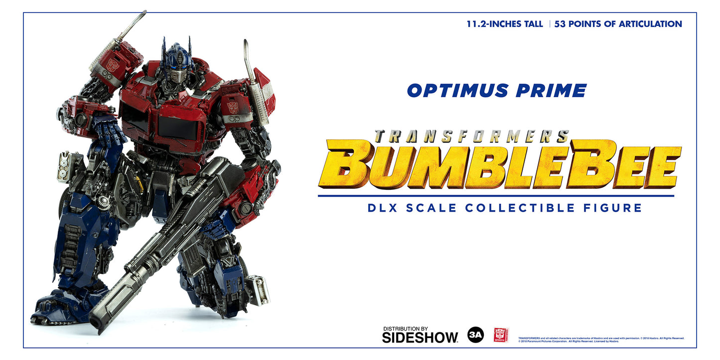 Optimus Prime DLX Scale Collectible Figure - Transformers: Bumblebee (ThreeA)