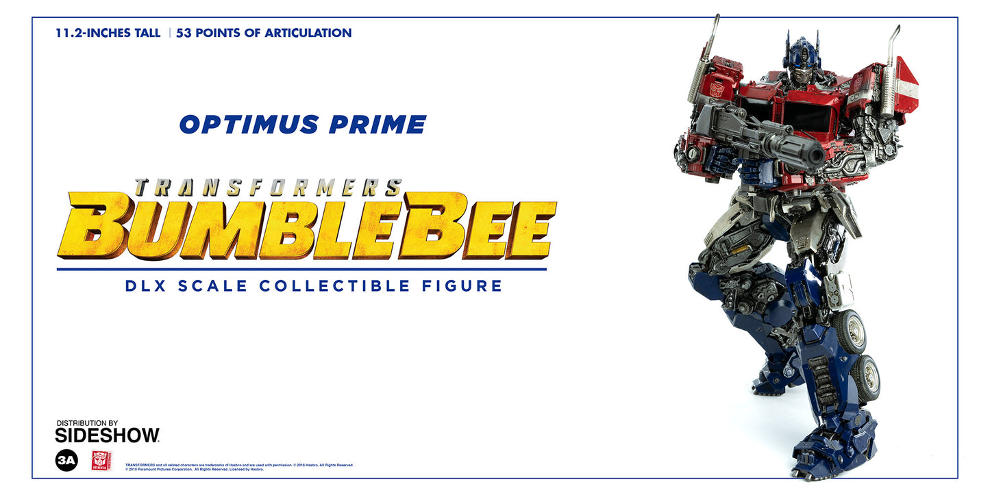 Optimus Prime DLX Scale Collectible Figure - Transformers: Bumblebee (ThreeA)