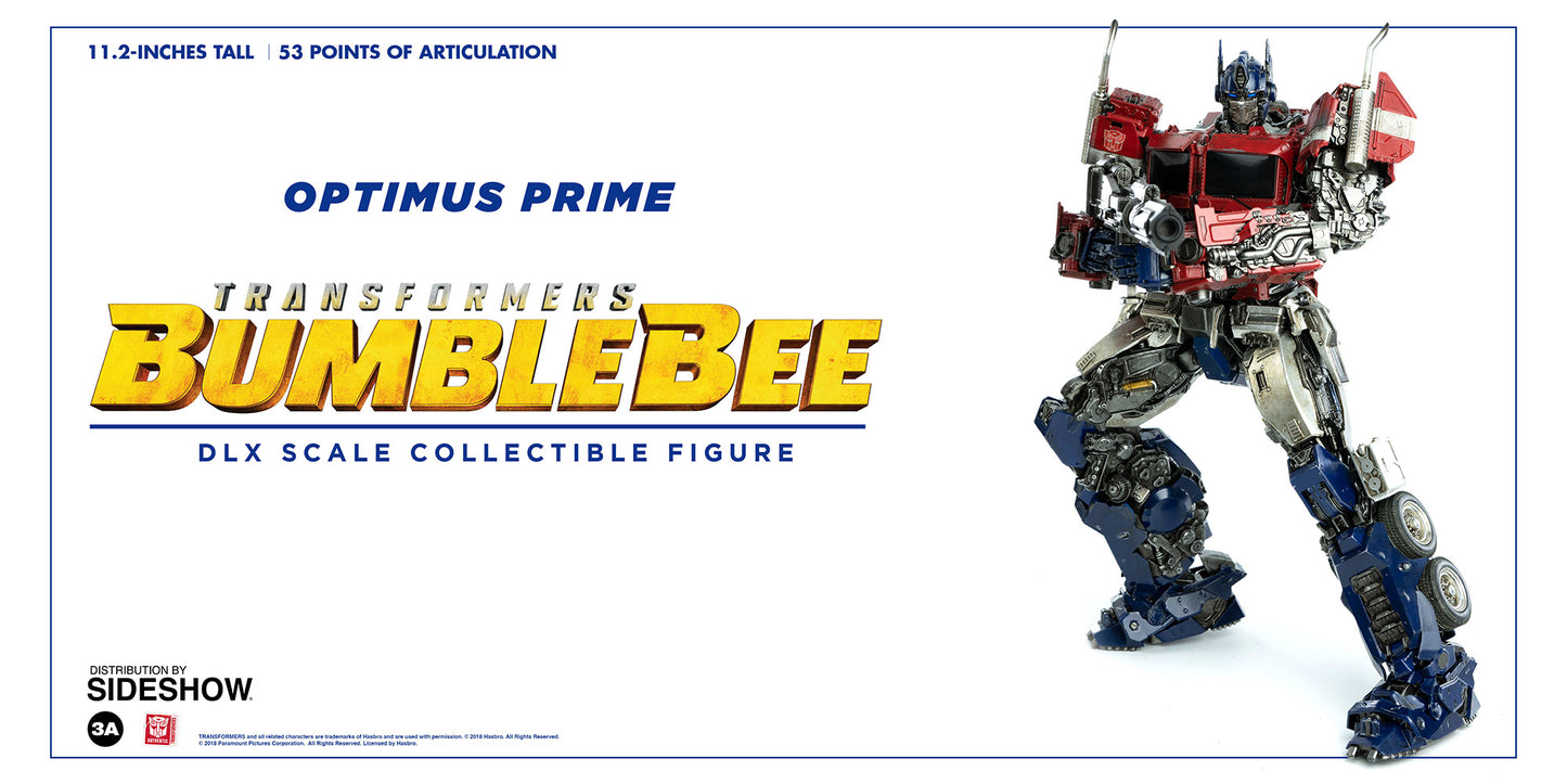 Optimus Prime DLX Scale Collectible Figure - Transformers: Bumblebee (ThreeA)