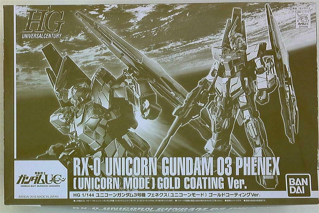 P-Bandai HG 1/144 Unicorn Phenex (Unicorn Mode) Gold Coating Ver.