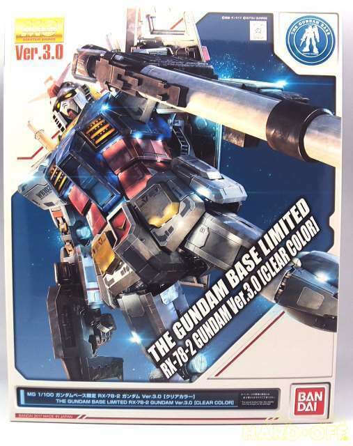 P-Bandai MG 1/100 RX-78-2 Gundam Ver 3.0 (Clear Color)