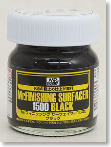 Mr. Finishing Surfacer 1500 BLACK Bottle Mr. Hobby