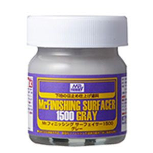 Mr. Finishing Surfacer 1500 Gray Bottle Mr. Hobby