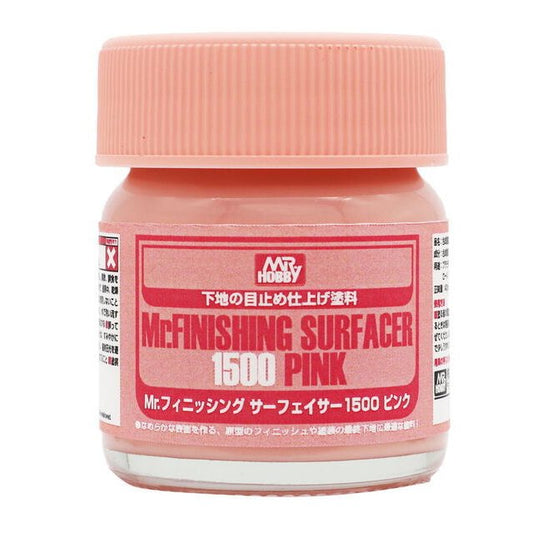 Mr. Finishing Surfacer 1500 Pink Bottle Mr. Hobby