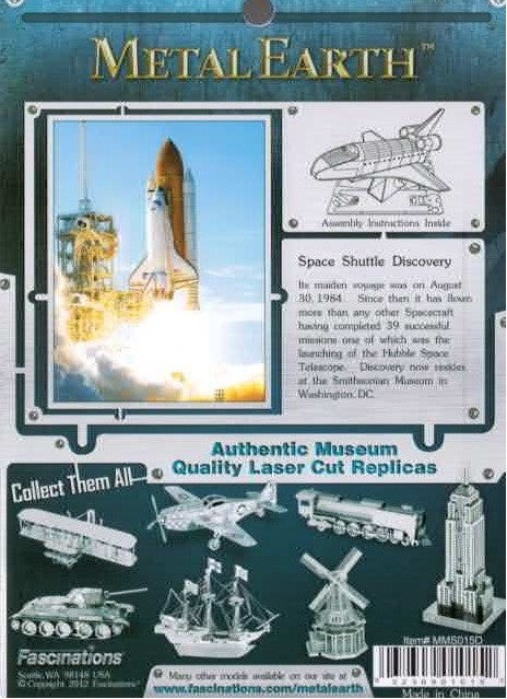 Space Shuttle Discovery 3D Laser Cut Model