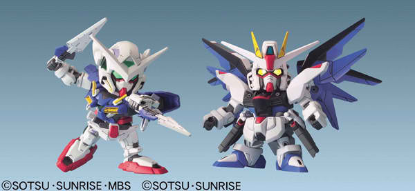 SD Freedom Gundam & Gundam Exia
