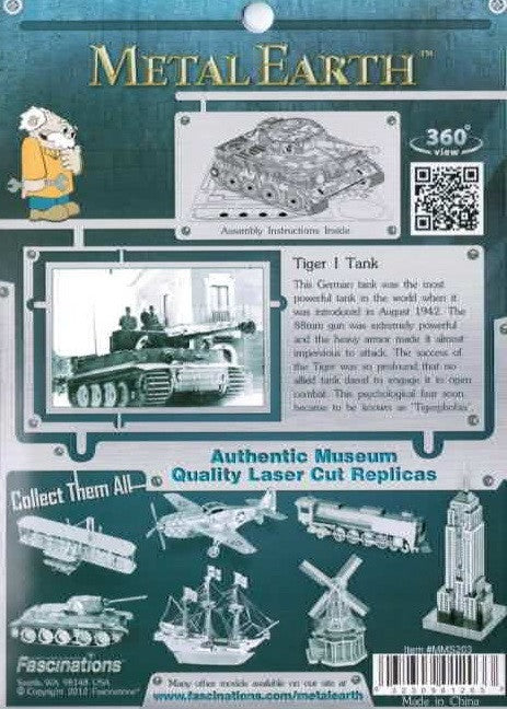 Tiger I Tank 3D Laser Cut Models