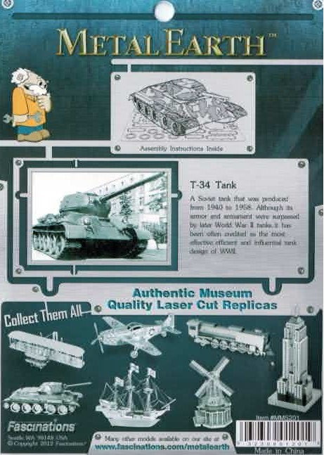 Metal Earth: T-34 Tank