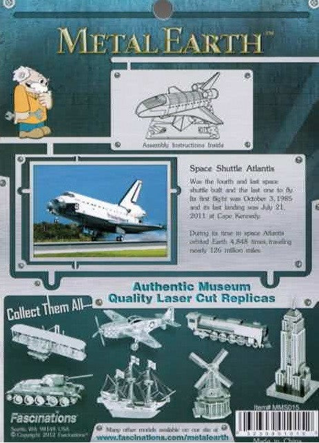Metal Earth - Space Shuttle Atlantis 3D Laser Cut Model