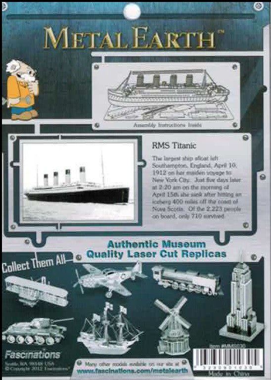 Titanic 3D Lazer Cut Model