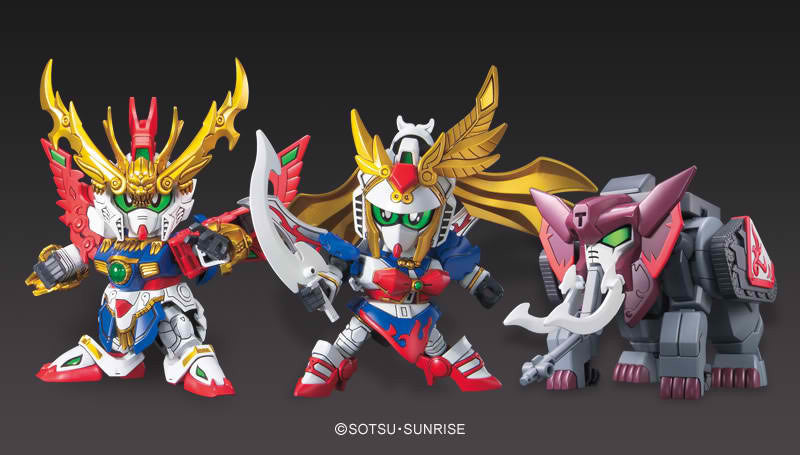 SD Asurao Mokaku Gundam, Syukuyu Gundam, Kyoshin Elephant Set