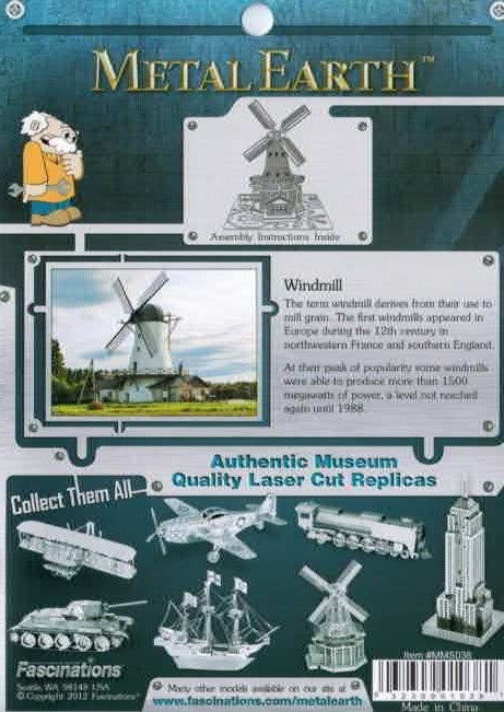 Windmill 3D Laser Cut Model