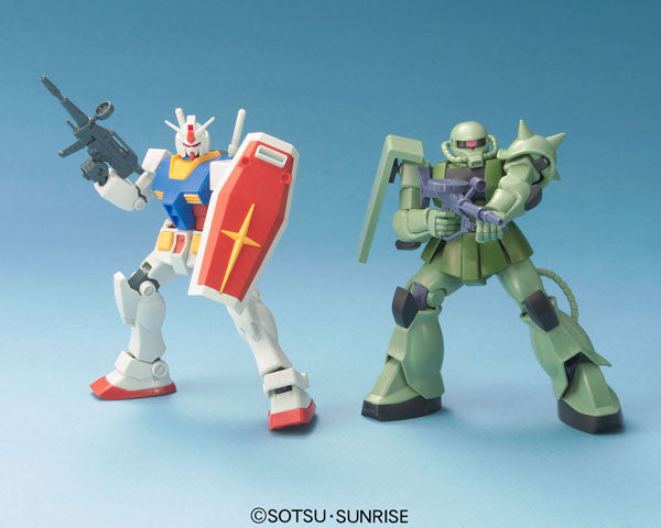 HGUC 1/144 Gunpla Starter Set Gundam VS Zaku