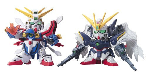 SD God Gundam & Wing Gundam Zero Custom
