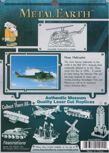 Metal Earth: UH-1 Huey