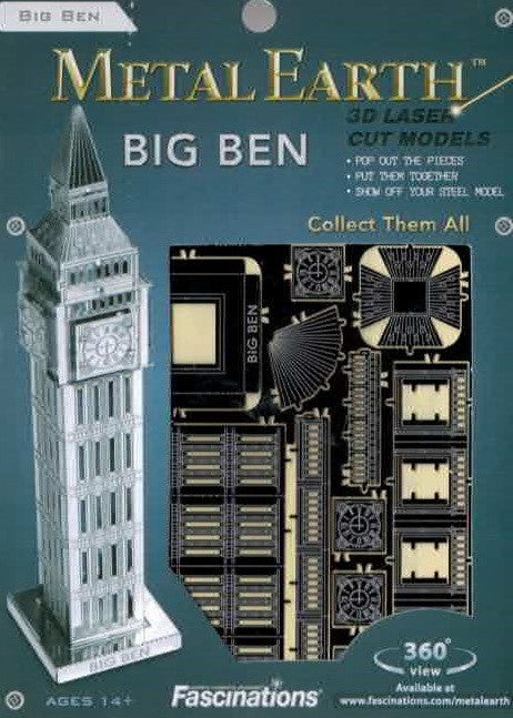 Big Ben 3D Laser Cut Model