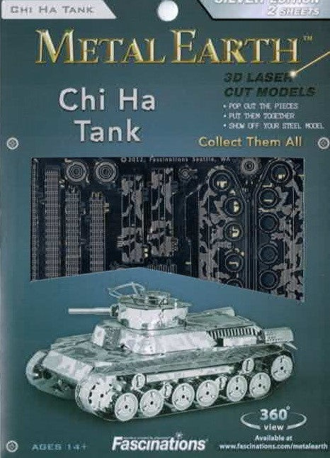 Metal Earth: Chi Ha Tank