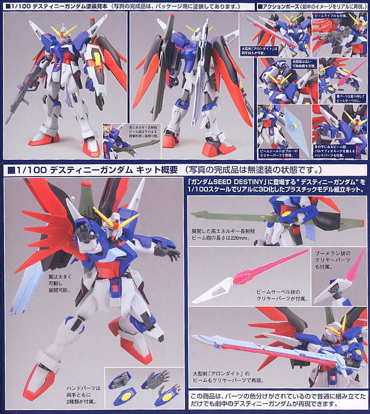 NG 1/100 Destiny Gundam