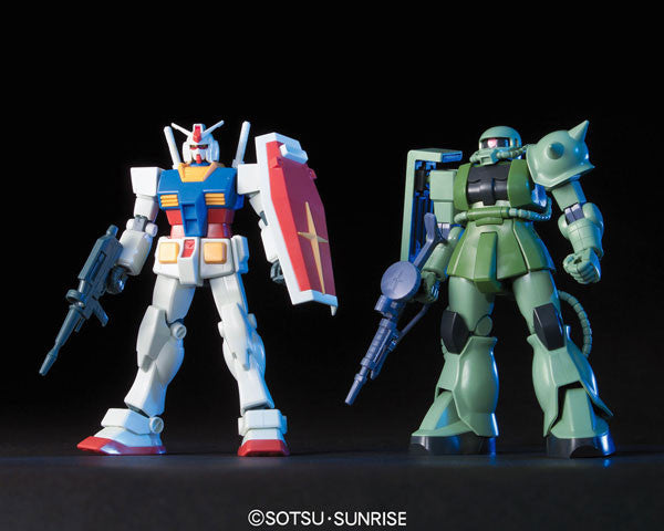HGUC 1/144 Gunpla Starter Set Gundam VS Zaku
